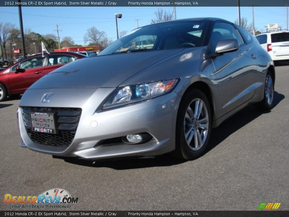 2012 Honda CR-Z EX Sport Hybrid Storm Silver Metallic / Gray Photo #1