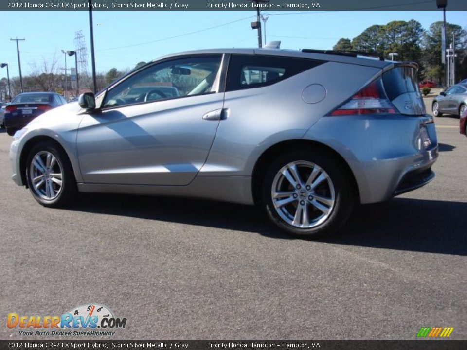 2012 Honda CR-Z EX Sport Hybrid Storm Silver Metallic / Gray Photo #3