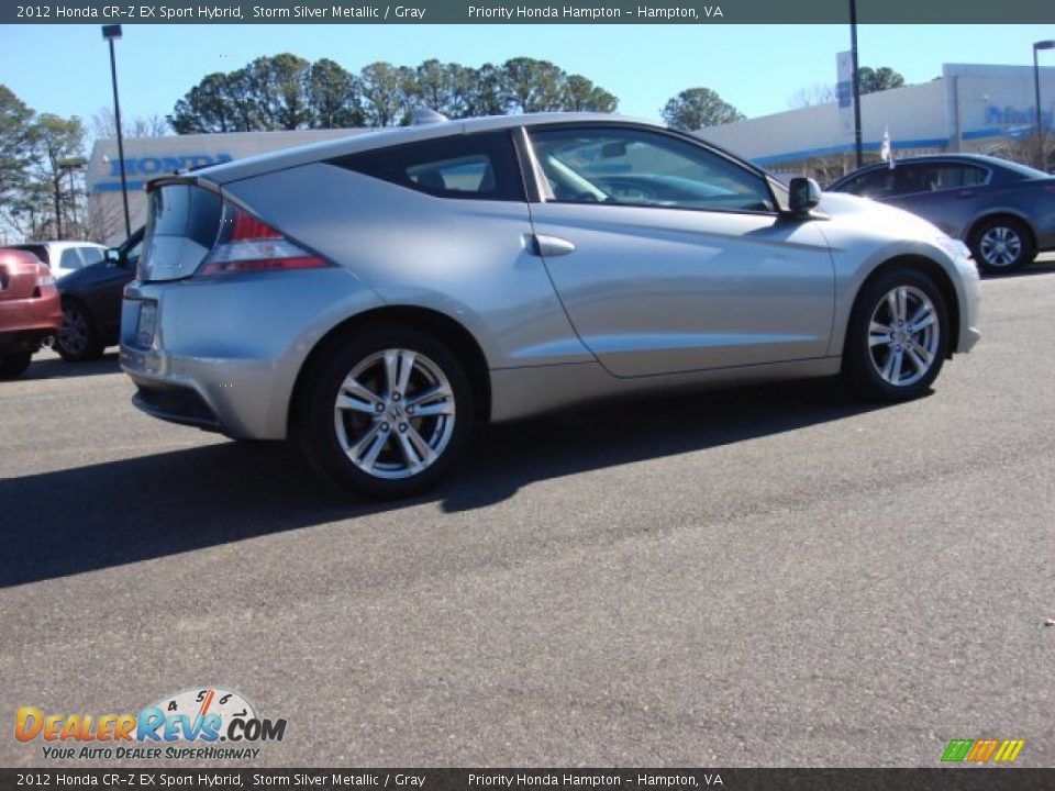 2012 Honda CR-Z EX Sport Hybrid Storm Silver Metallic / Gray Photo #5