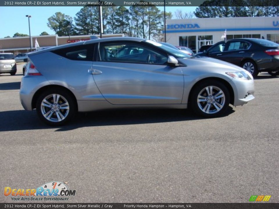 2012 Honda CR-Z EX Sport Hybrid Storm Silver Metallic / Gray Photo #6