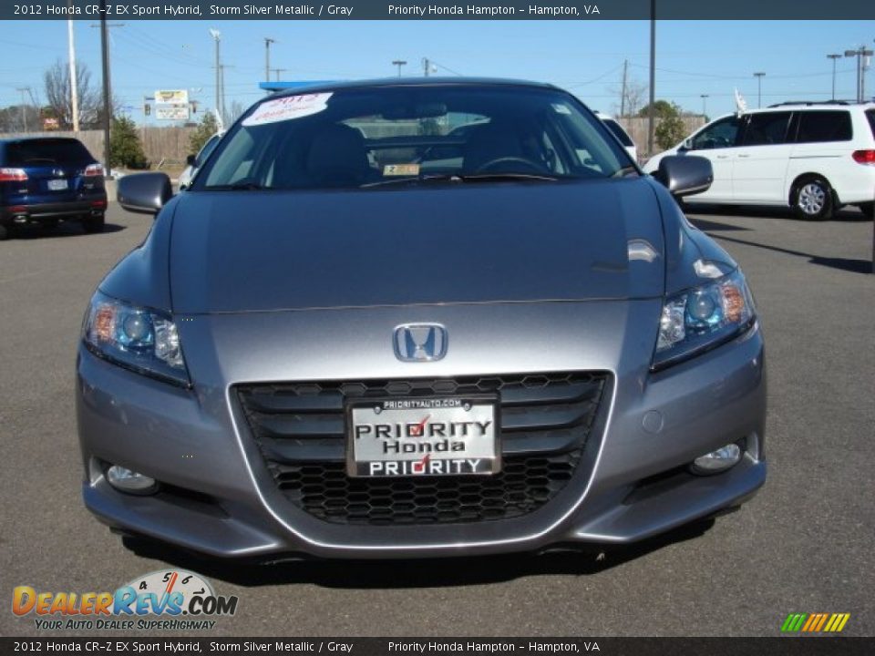 2012 Honda CR-Z EX Sport Hybrid Storm Silver Metallic / Gray Photo #8