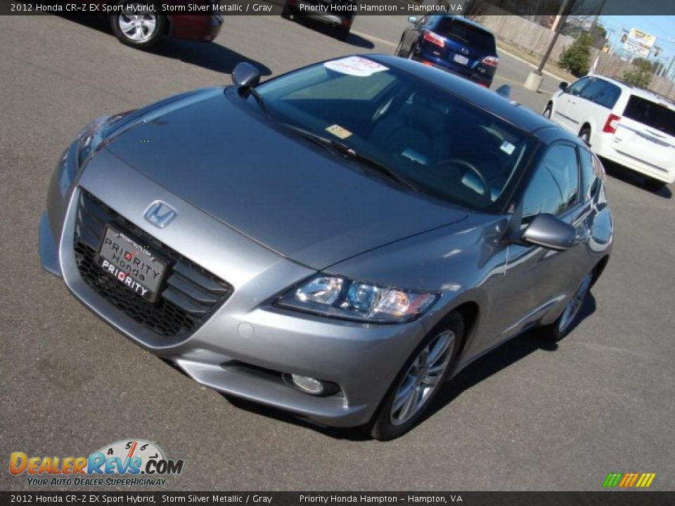 2012 Honda CR-Z EX Sport Hybrid Storm Silver Metallic / Gray Photo #9