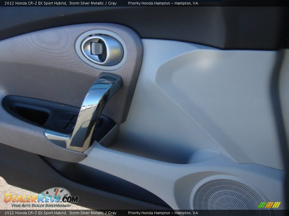 2012 Honda CR-Z EX Sport Hybrid Storm Silver Metallic / Gray Photo #15