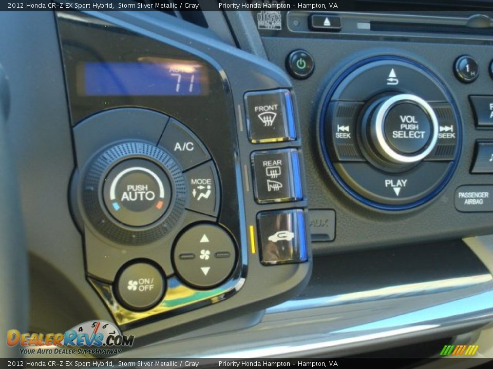 Controls of 2012 Honda CR-Z EX Sport Hybrid Photo #19