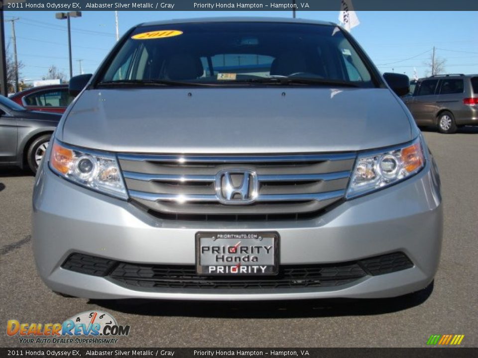 2011 Honda Odyssey EX Alabaster Silver Metallic / Gray Photo #8