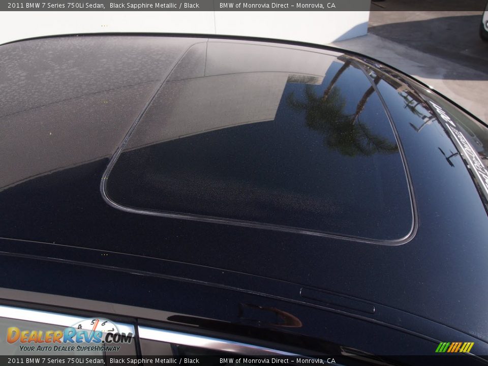 2011 BMW 7 Series 750Li Sedan Black Sapphire Metallic / Black Photo #3