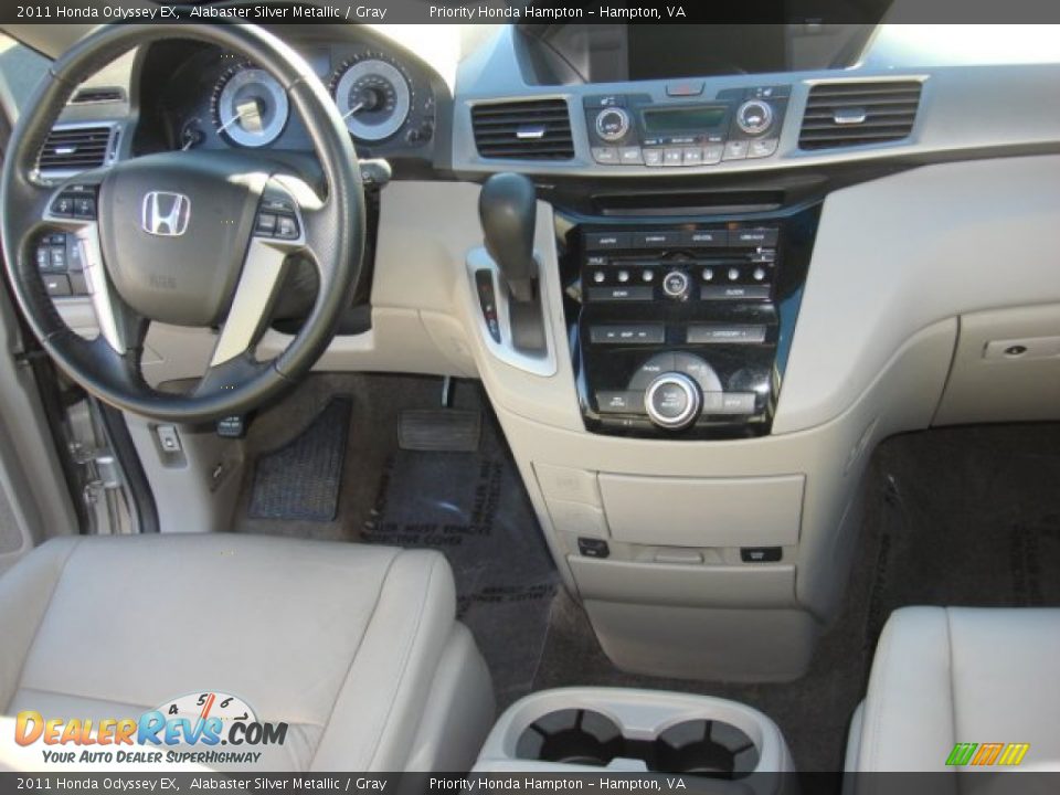 2011 Honda Odyssey EX Alabaster Silver Metallic / Gray Photo #16