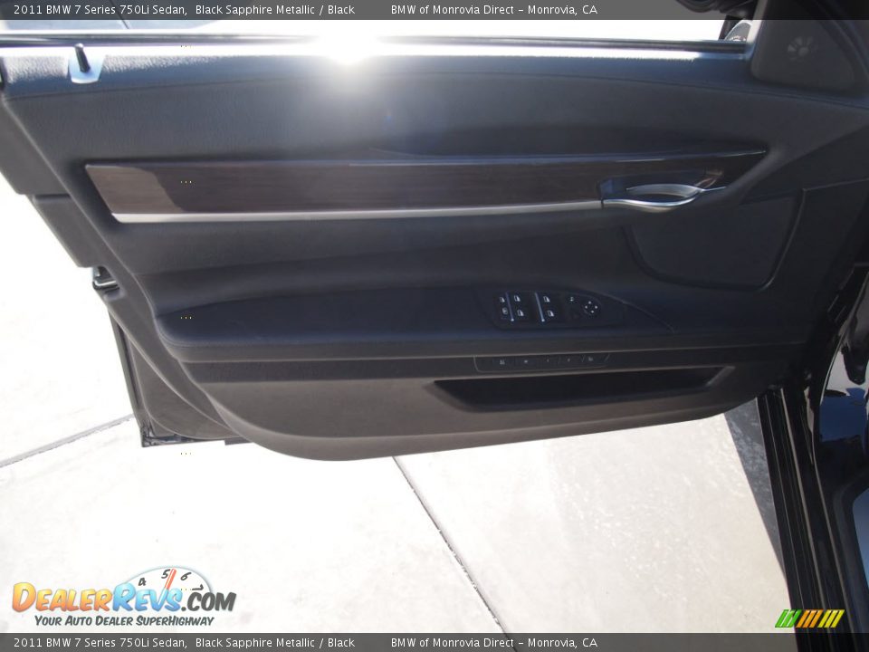 2011 BMW 7 Series 750Li Sedan Black Sapphire Metallic / Black Photo #8