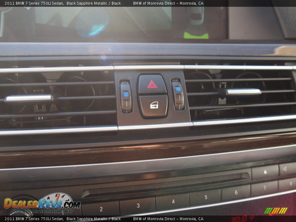 2011 BMW 7 Series 750Li Sedan Black Sapphire Metallic / Black Photo #15