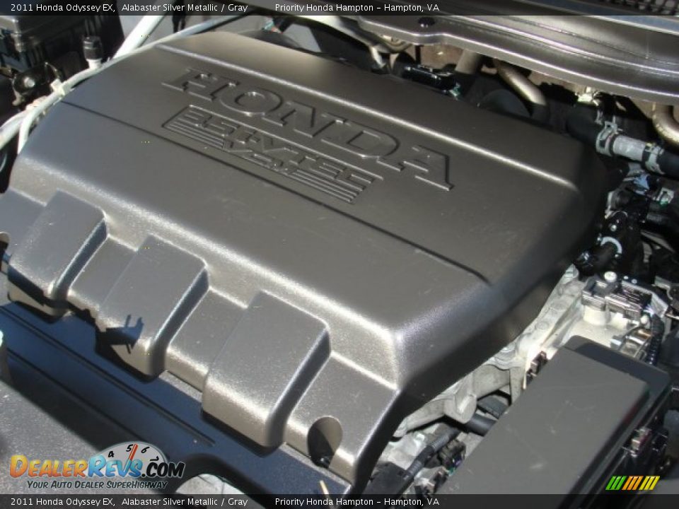 2011 Honda Odyssey EX Alabaster Silver Metallic / Gray Photo #32