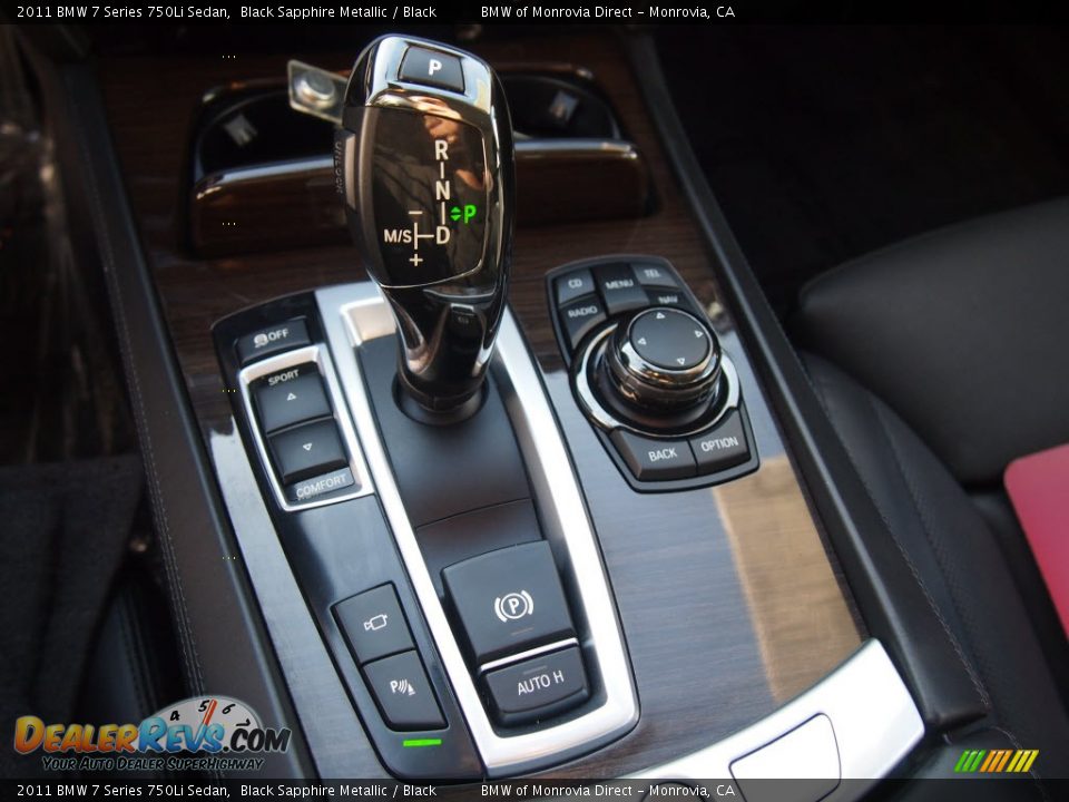 2011 BMW 7 Series 750Li Sedan Black Sapphire Metallic / Black Photo #17