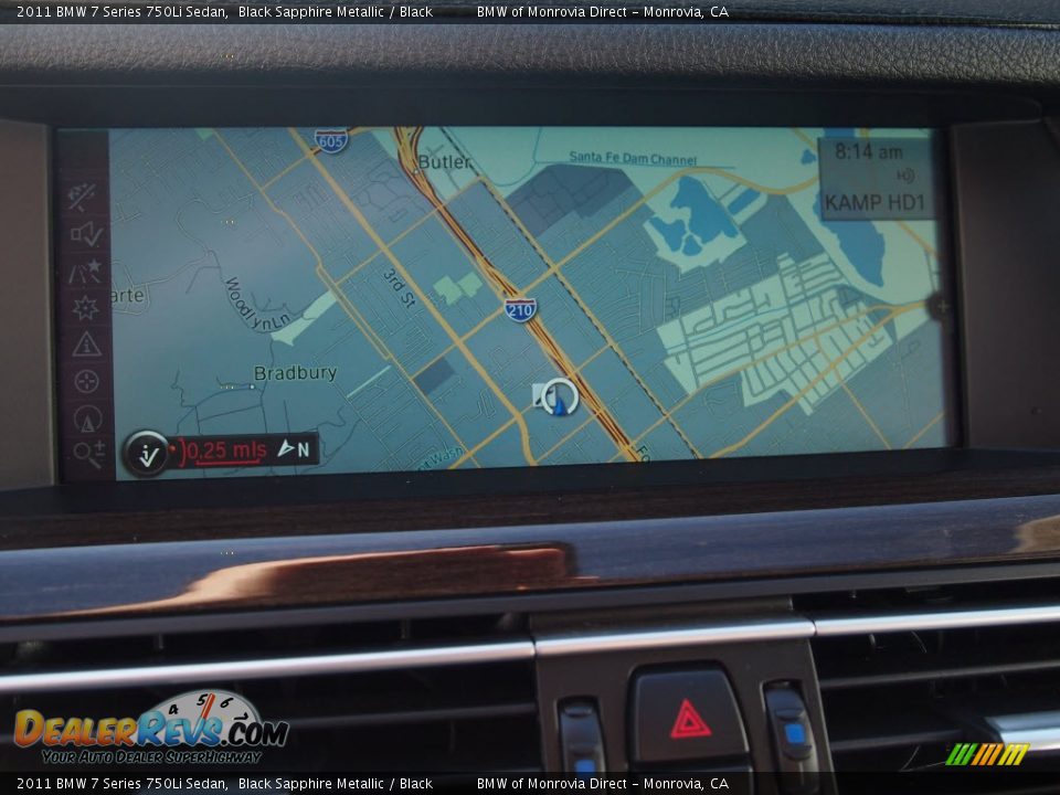 2011 BMW 7 Series 750Li Sedan Black Sapphire Metallic / Black Photo #18