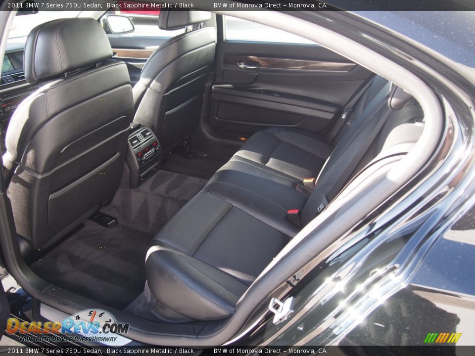 2011 BMW 7 Series 750Li Sedan Black Sapphire Metallic / Black Photo #19