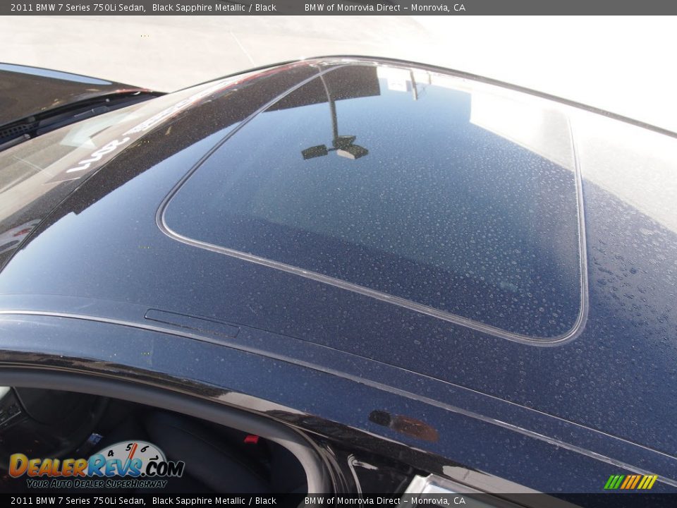 2011 BMW 7 Series 750Li Sedan Black Sapphire Metallic / Black Photo #21
