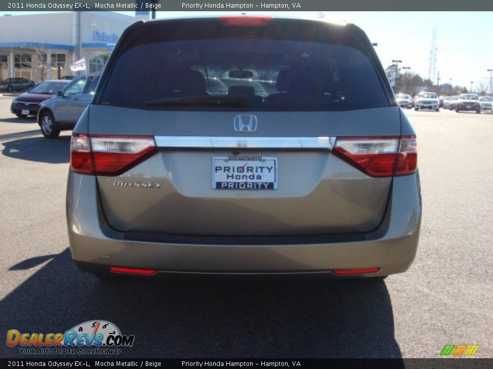 2011 Honda Odyssey EX-L Mocha Metallic / Beige Photo #5
