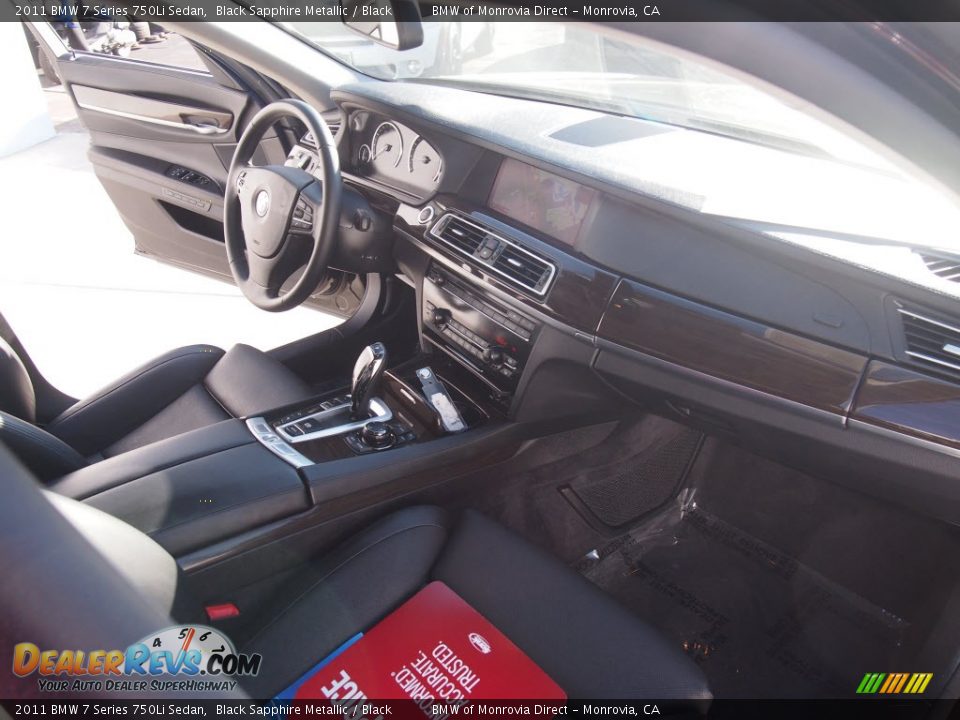2011 BMW 7 Series 750Li Sedan Black Sapphire Metallic / Black Photo #24