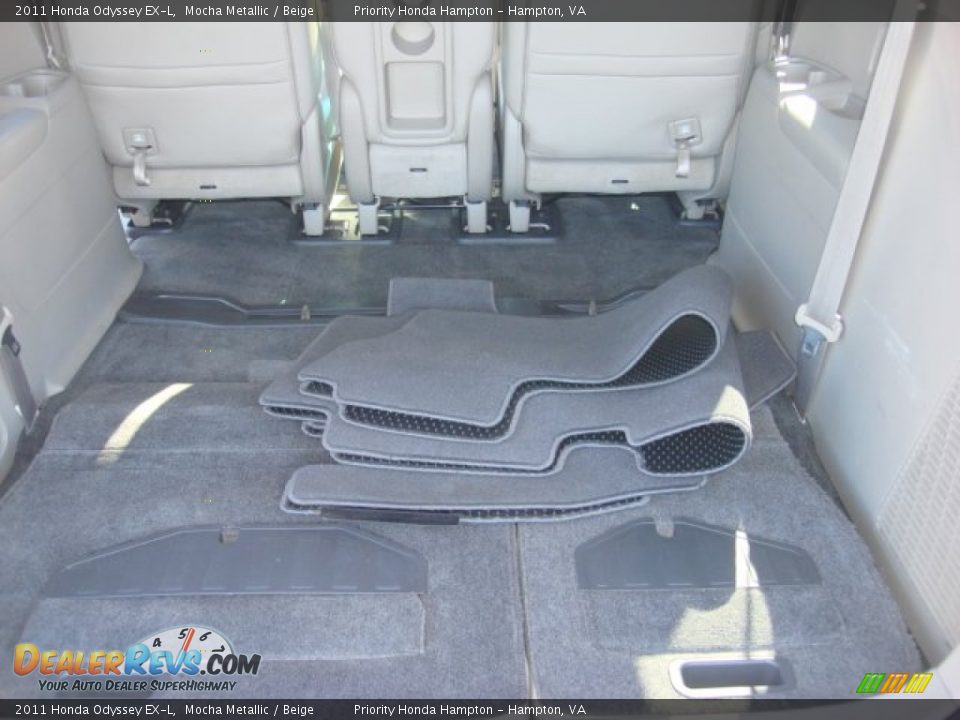 2011 Honda Odyssey EX-L Mocha Metallic / Beige Photo #12