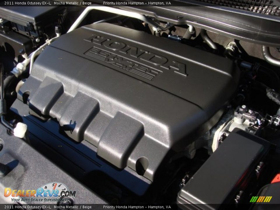 2011 Honda Odyssey EX-L Mocha Metallic / Beige Photo #36