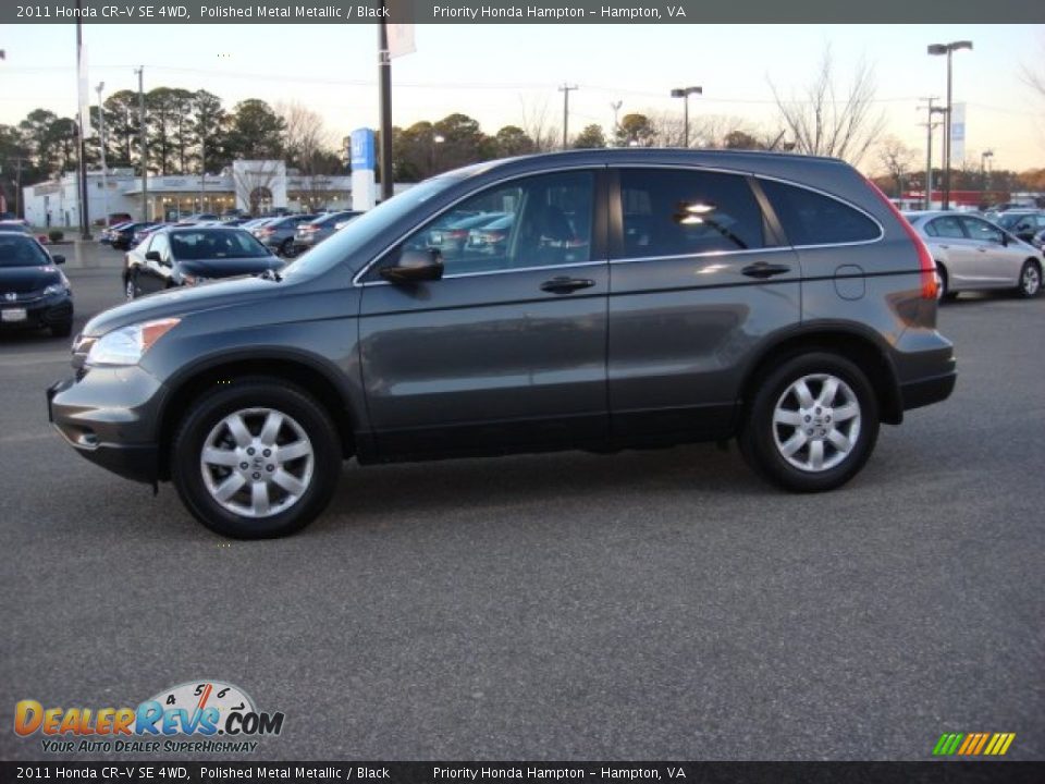 2011 Honda CR-V SE 4WD Polished Metal Metallic / Black Photo #3