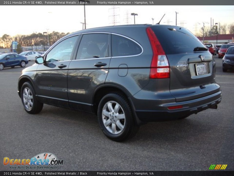 2011 Honda CR-V SE 4WD Polished Metal Metallic / Black Photo #4