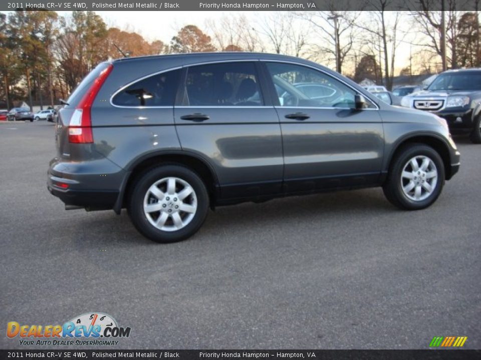 2011 Honda CR-V SE 4WD Polished Metal Metallic / Black Photo #5