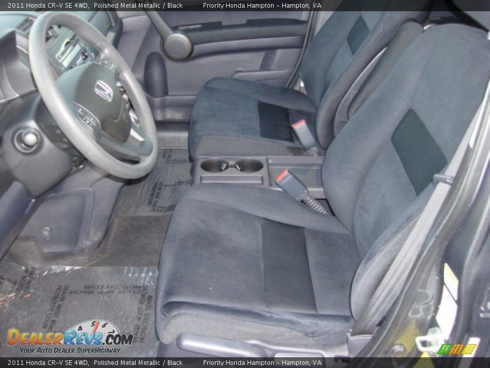 2011 Honda CR-V SE 4WD Polished Metal Metallic / Black Photo #9