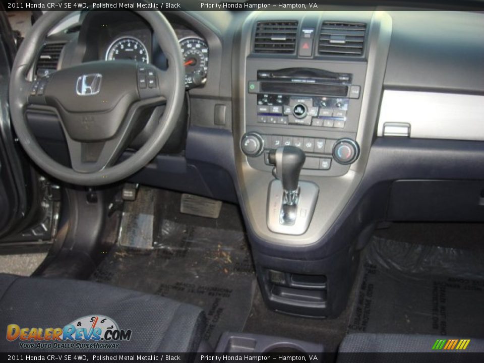 2011 Honda CR-V SE 4WD Polished Metal Metallic / Black Photo #13