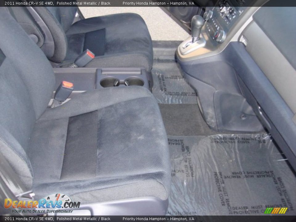 2011 Honda CR-V SE 4WD Polished Metal Metallic / Black Photo #14