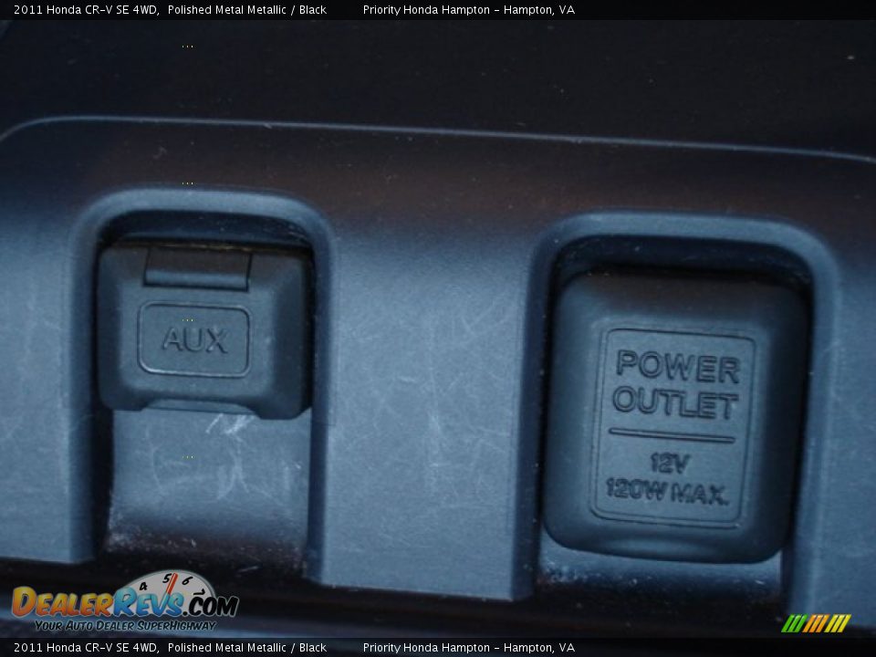 2011 Honda CR-V SE 4WD Polished Metal Metallic / Black Photo #21