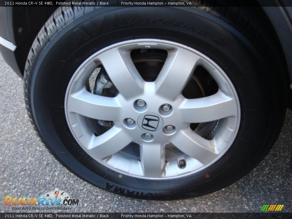 2011 Honda CR-V SE 4WD Polished Metal Metallic / Black Photo #22