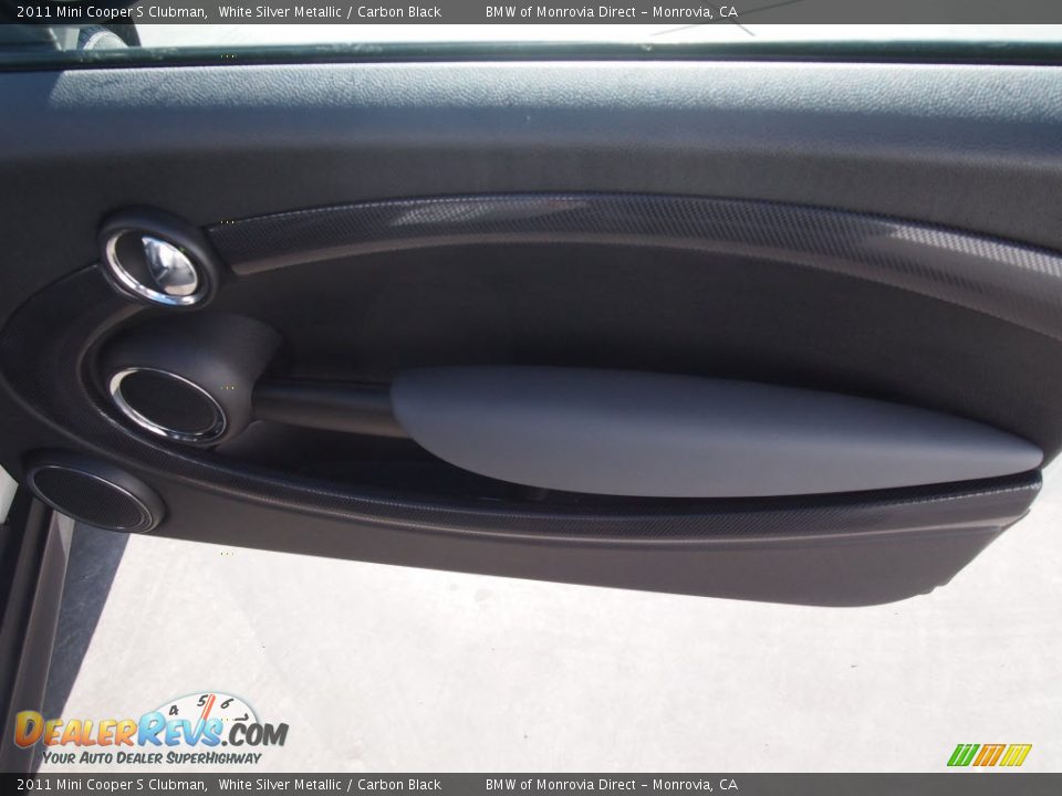 2011 Mini Cooper S Clubman White Silver Metallic / Carbon Black Photo #3
