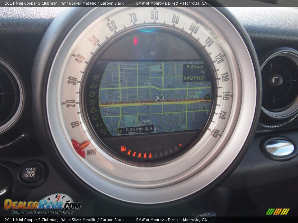 2011 Mini Cooper S Clubman White Silver Metallic / Carbon Black Photo #20