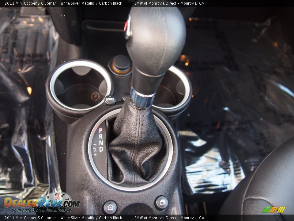 2011 Mini Cooper S Clubman White Silver Metallic / Carbon Black Photo #22