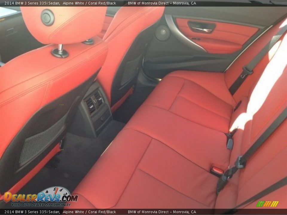 Rear Seat of 2014 BMW 3 Series 335i Sedan Photo #5