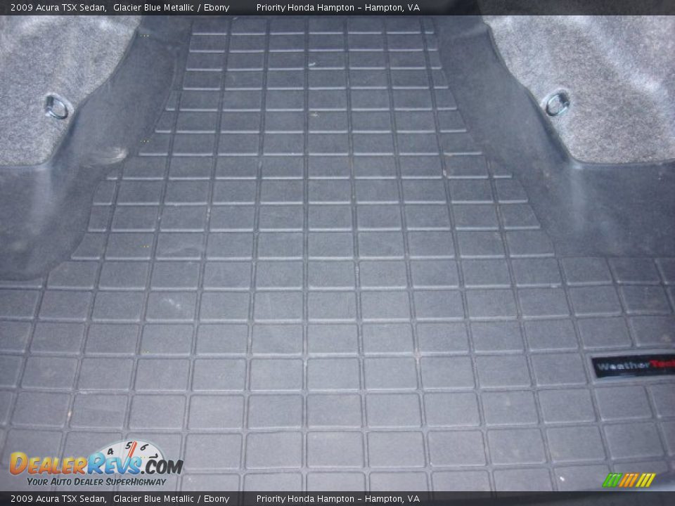 2009 Acura TSX Sedan Glacier Blue Metallic / Ebony Photo #12