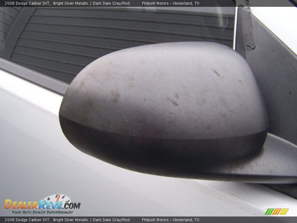 2008 Dodge Caliber SXT Bright Silver Metallic / Dark Slate Gray/Red Photo #18