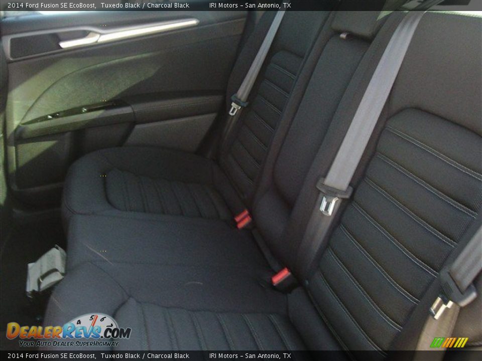 2014 Ford Fusion SE EcoBoost Tuxedo Black / Charcoal Black Photo #8