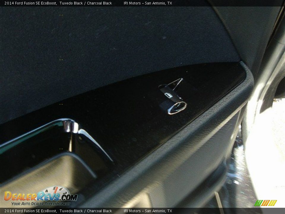 2014 Ford Fusion SE EcoBoost Tuxedo Black / Charcoal Black Photo #9