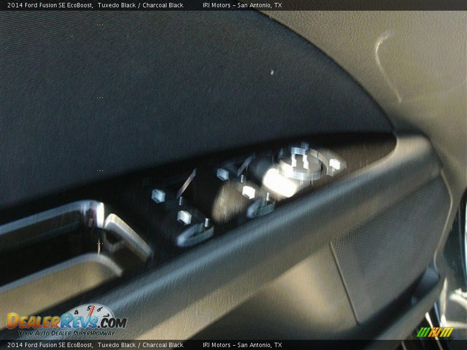 2014 Ford Fusion SE EcoBoost Tuxedo Black / Charcoal Black Photo #11