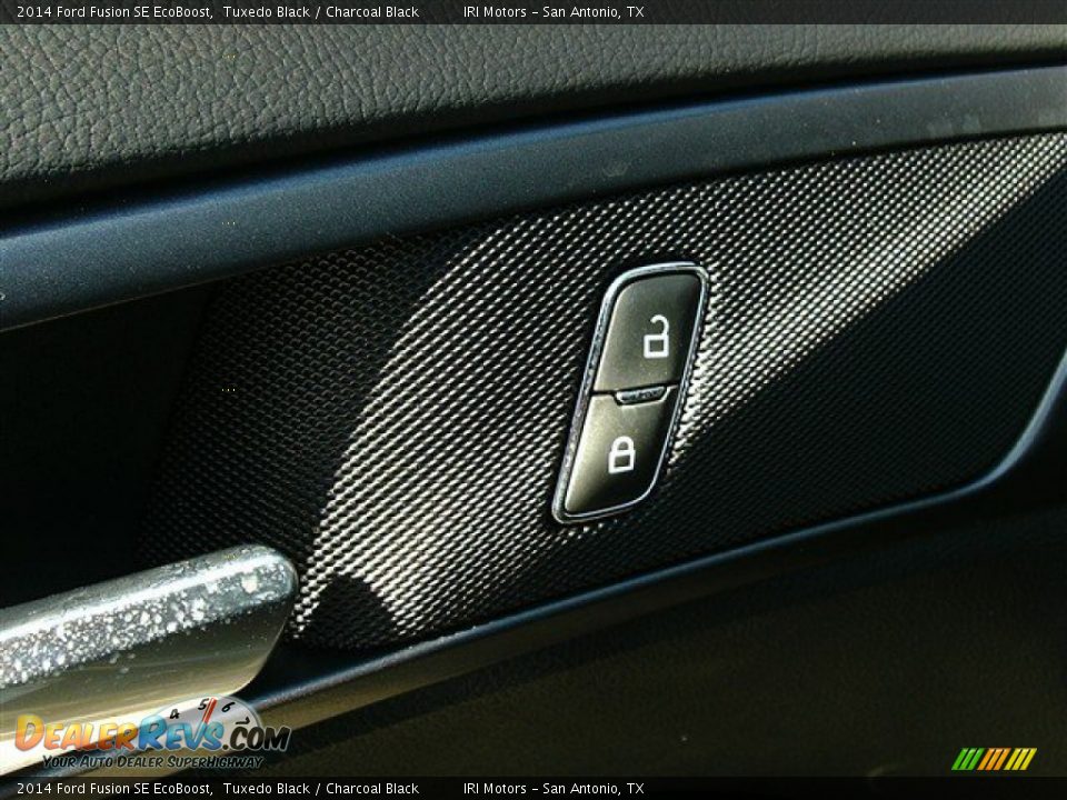 2014 Ford Fusion SE EcoBoost Tuxedo Black / Charcoal Black Photo #12