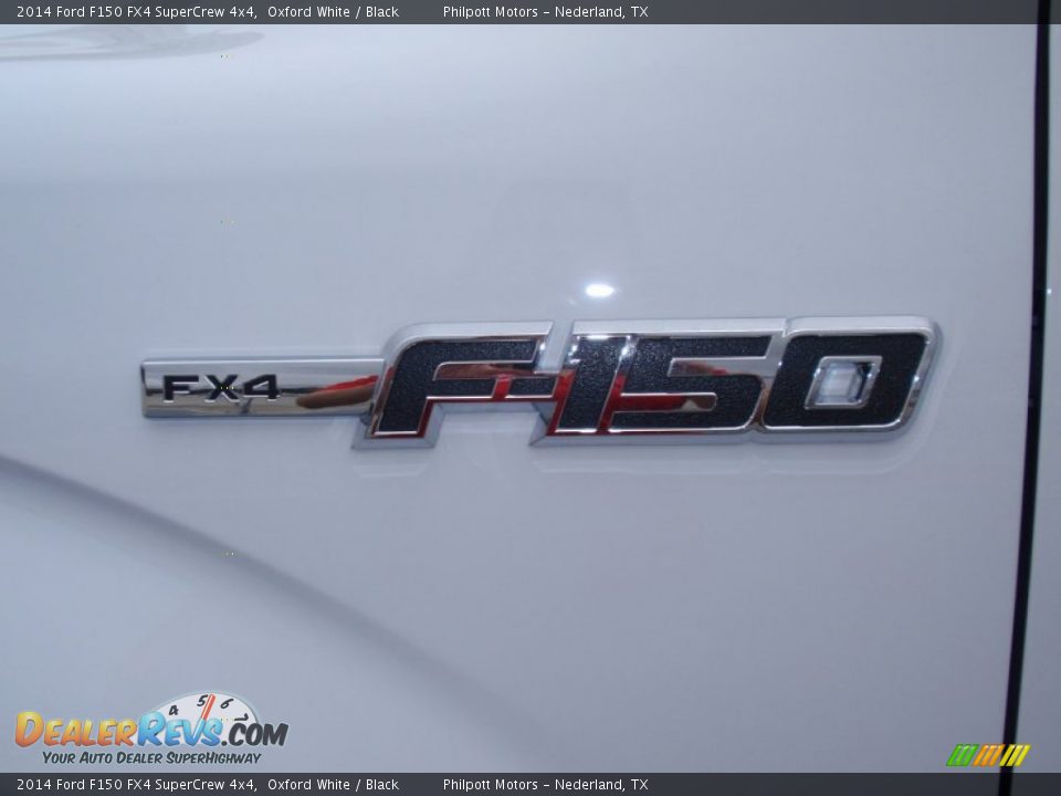 2014 Ford F150 FX4 SuperCrew 4x4 Oxford White / Black Photo #13