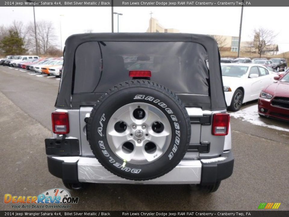 2014 Jeep Wrangler Sahara 4x4 Billet Silver Metallic / Black Photo #7