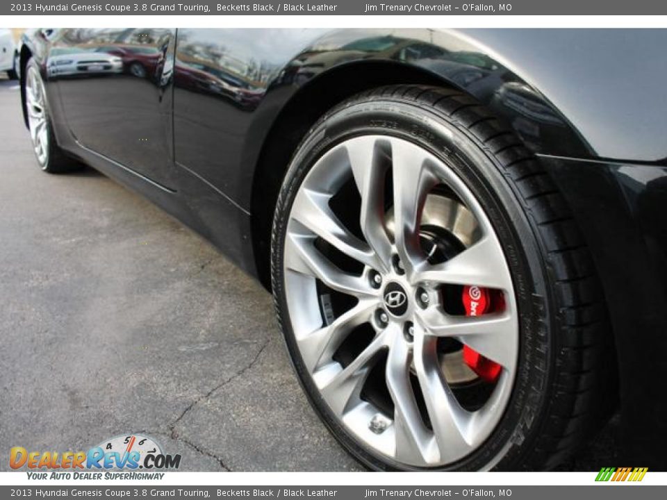 2013 Hyundai Genesis Coupe 3.8 Grand Touring Becketts Black / Black Leather Photo #4