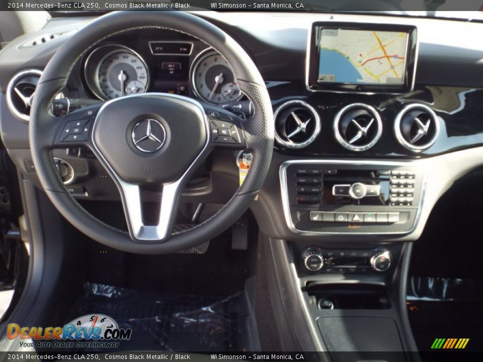 2014 Mercedes-Benz CLA 250 Cosmos Black Metallic / Black Photo #9