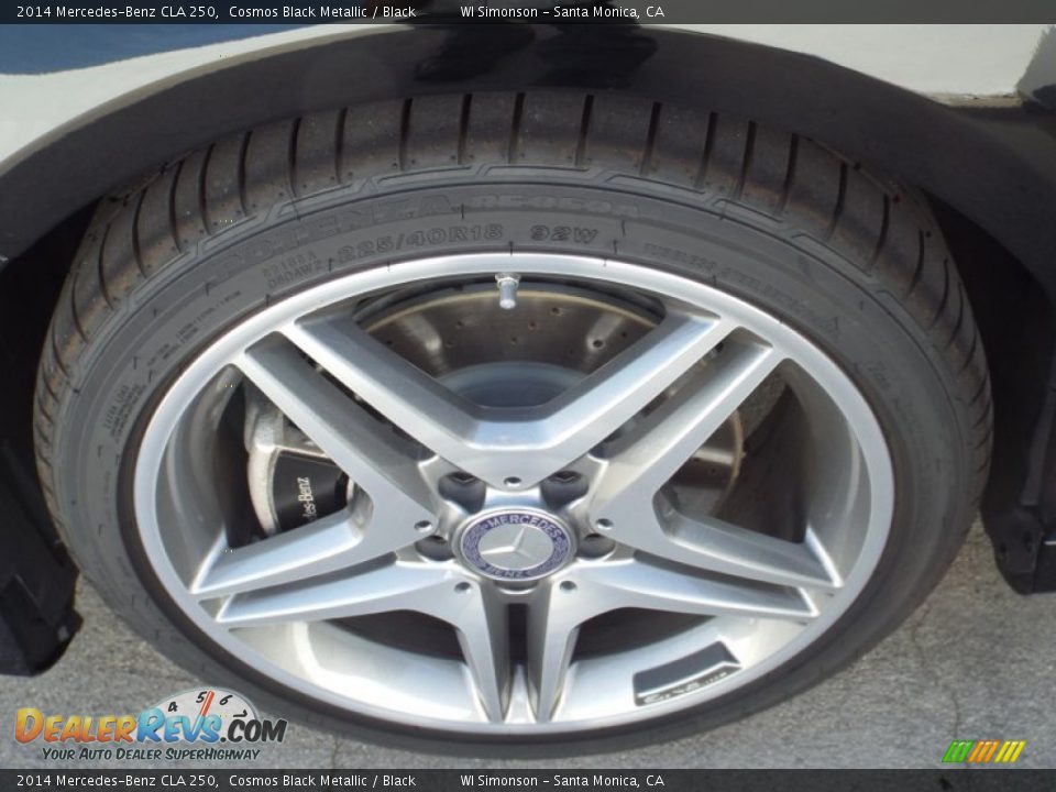 2014 Mercedes-Benz CLA 250 Cosmos Black Metallic / Black Photo #10
