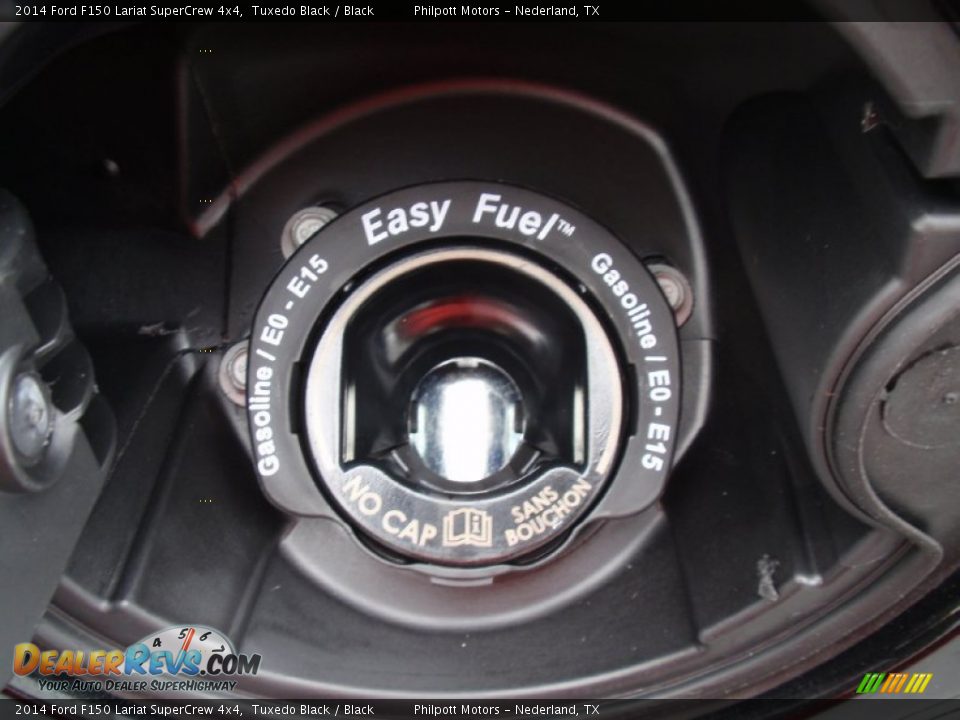 2014 Ford F150 Lariat SuperCrew 4x4 Tuxedo Black / Black Photo #17