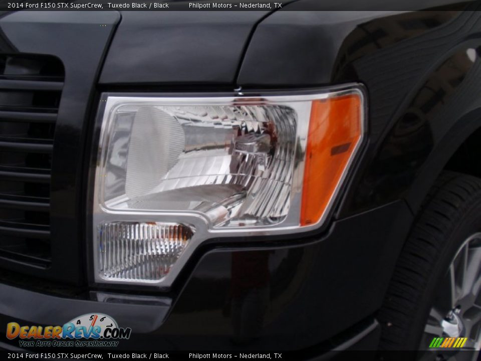 2014 Ford F150 STX SuperCrew Tuxedo Black / Black Photo #9