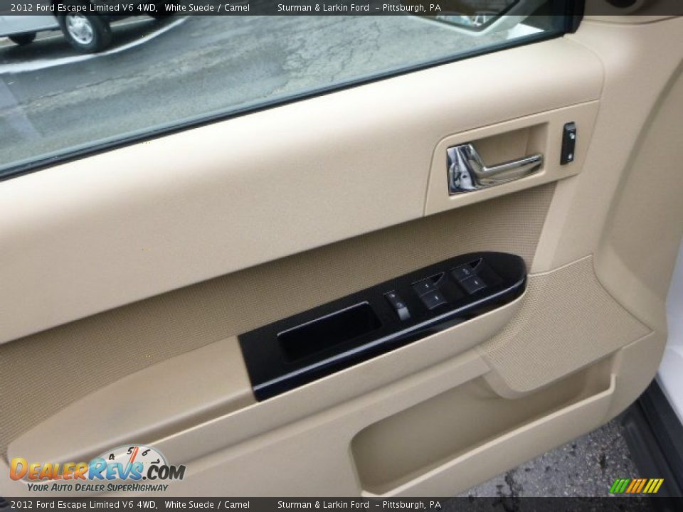 2012 Ford Escape Limited V6 4WD White Suede / Camel Photo #11