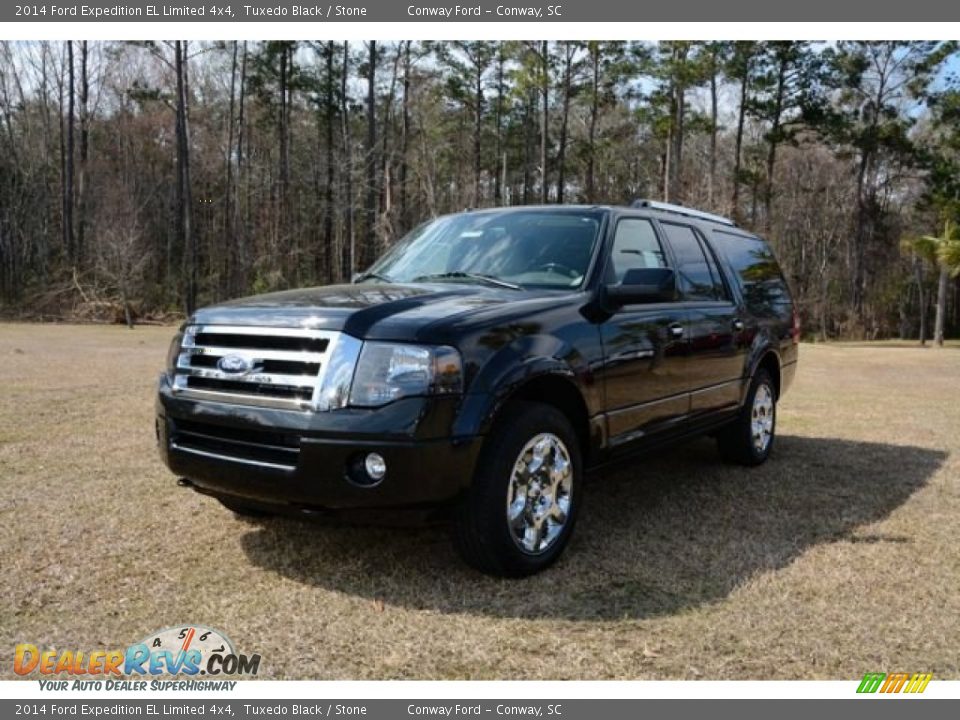 2014 Ford Expedition EL Limited 4x4 Tuxedo Black / Stone Photo #1