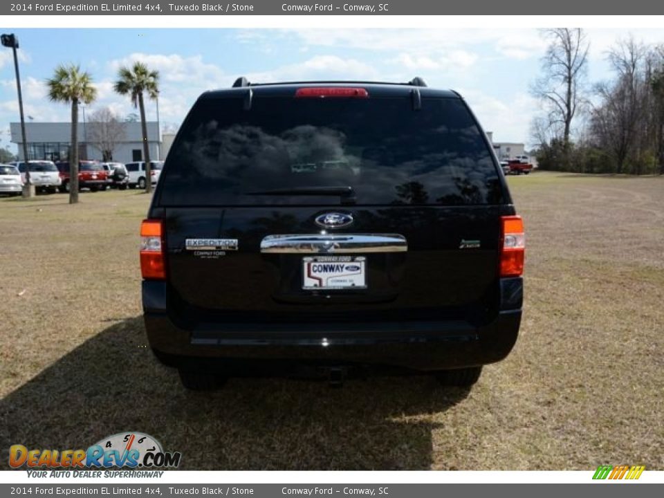 2014 Ford Expedition EL Limited 4x4 Tuxedo Black / Stone Photo #6